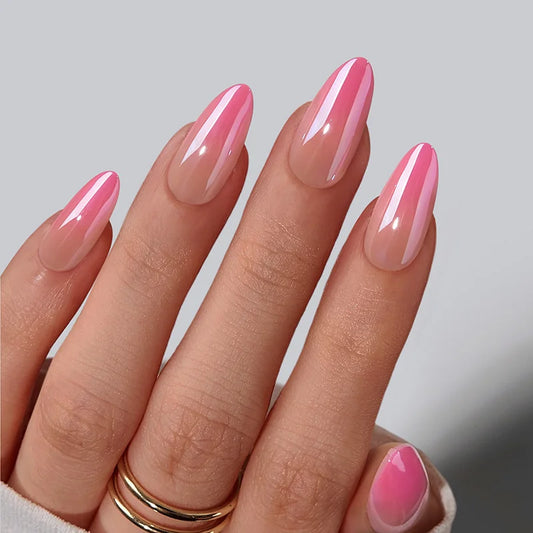 Unghie Mandorla Pink Recharge - Soft Gel Press On