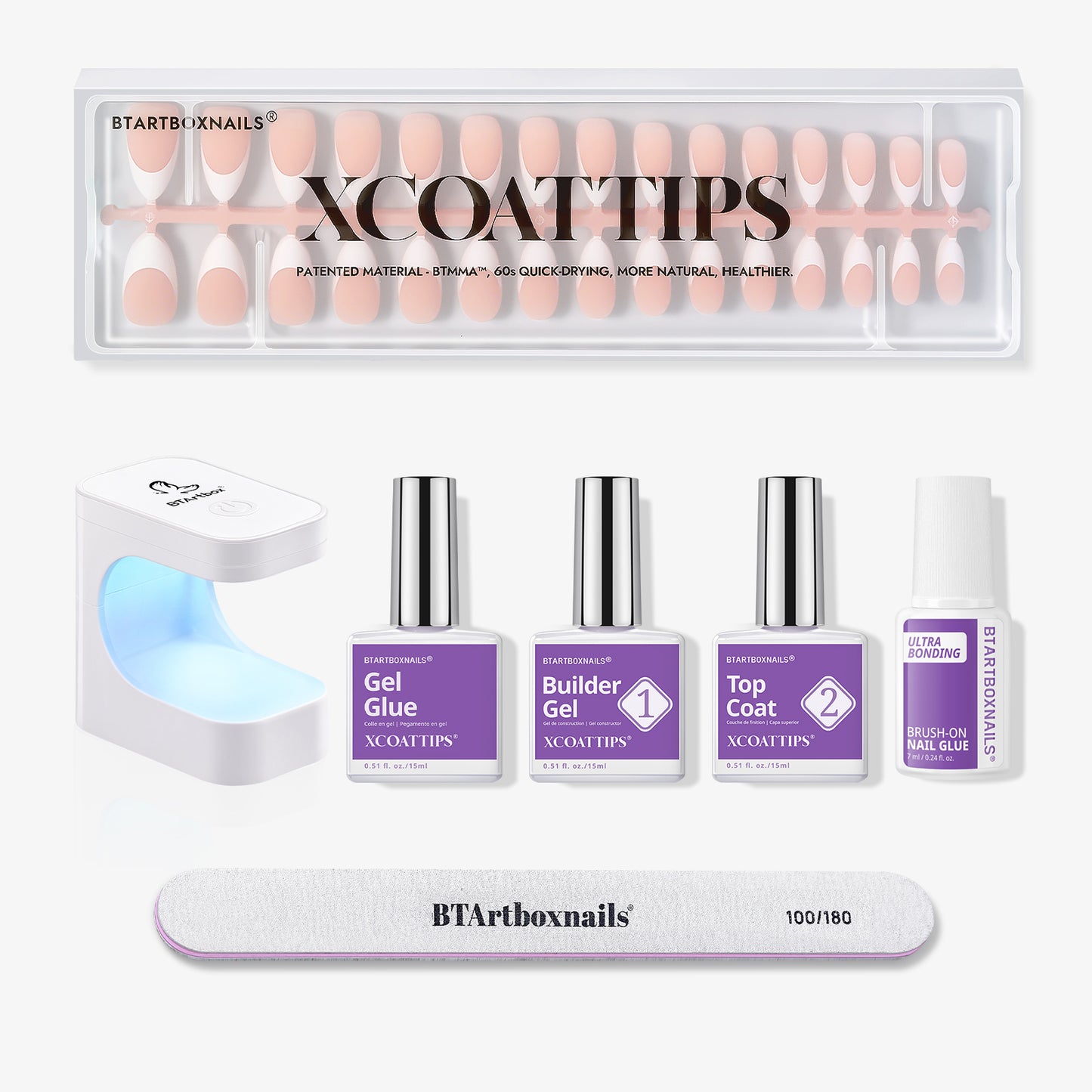 XCOATTIPS® French Kit - Medium Almond