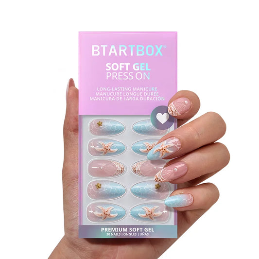Tide Play Alomnd Nails - Soft Gel Press On