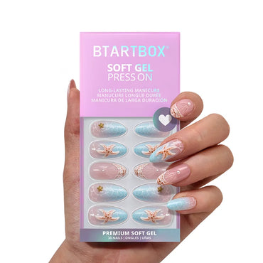 Tide Play Almond Nails - Soft Gel Press On
