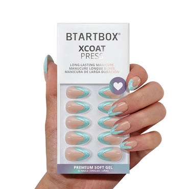 Wave Ride Almond Nails - XCOATPRESS