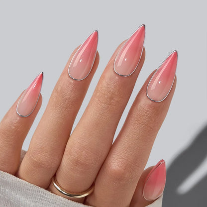 Ongles Stiletto Blush Tipsy - XCOATPRESS