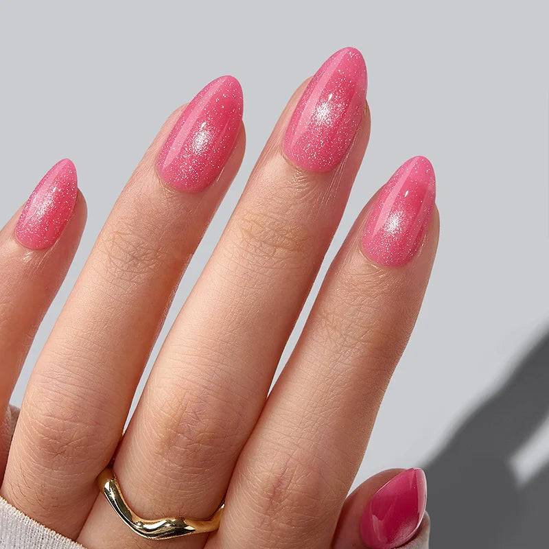 BTArtbox Watermelon Slush Almond Nails