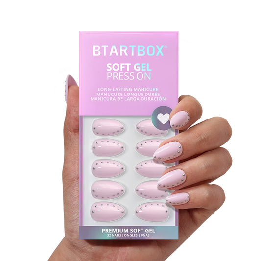 Glam Together series Short Almond Nails