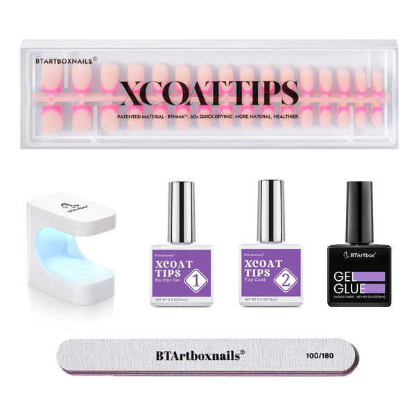 Pastel French Tips | Customizable XCOATTIPS® Kit