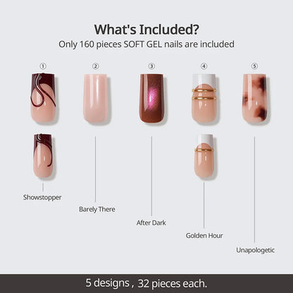 Supa Cent Confidence Long Square Nails
