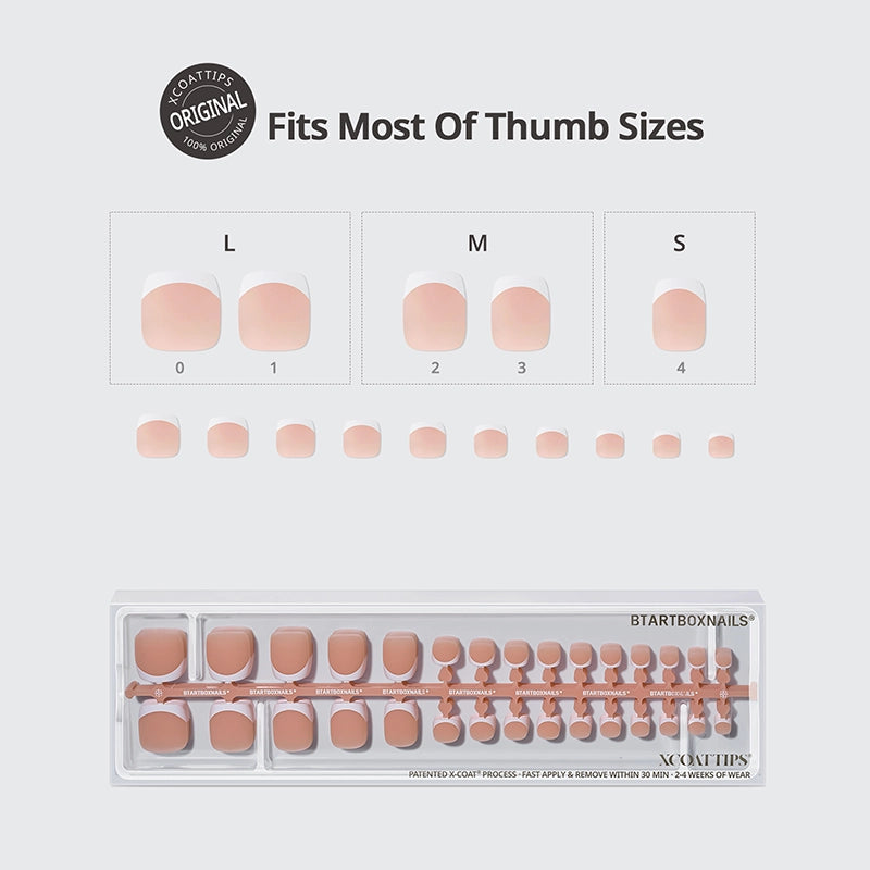 XCOATTIPS® Französisch – Extra Kurze Mandelform
