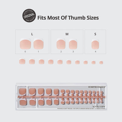 XCOATTIPS® Französisch – Extra Kurze Mandelform
