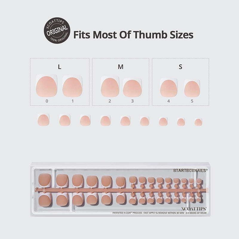 XCOATTIPS® Französisch – Extra Kurze Mandelform