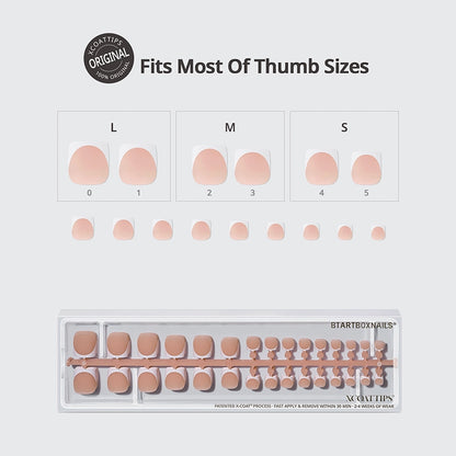 XCOATTIPS® Französisch – Extra Kurze Mandelform