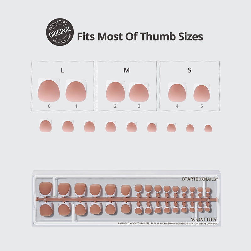 XCOATTIPS® Französisch – Extra Kurze Mandelform