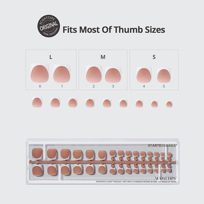 XCOATTIPS® Französisch – Extra Kurze Mandelform