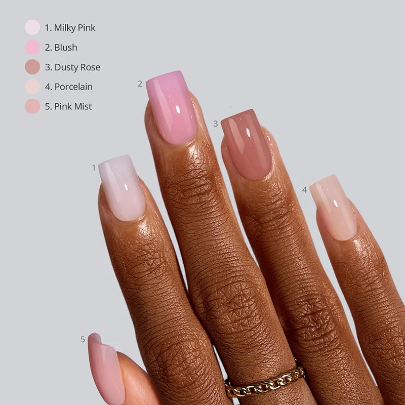 XCOATTIPS® Bare - Mixed Shades Short Square