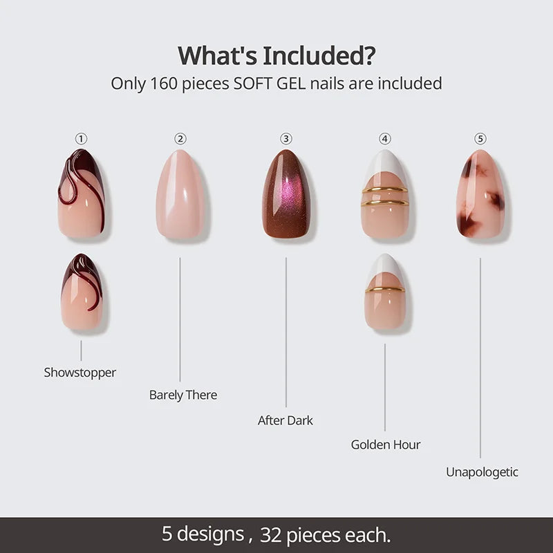 Supa Cent Confidence Medium Almond Nails