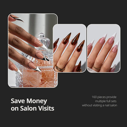 XCOATTIPS® Clear - Long Stiletto