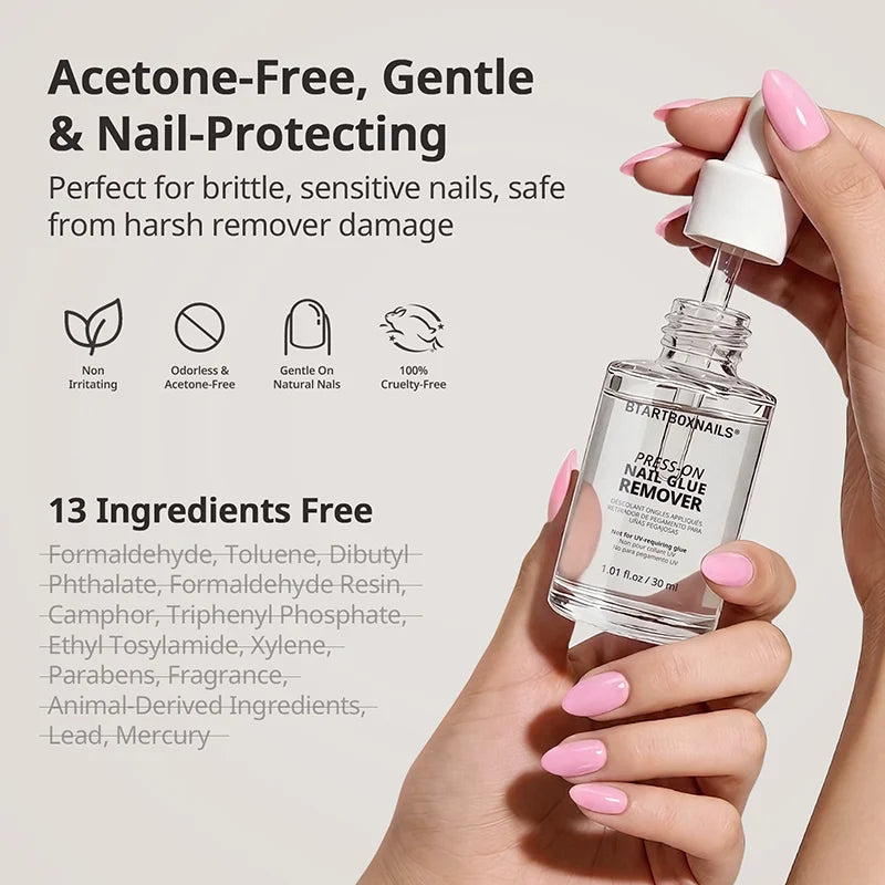 Colla per Unghie da Pennello & Rimuovi Colla per Unghie