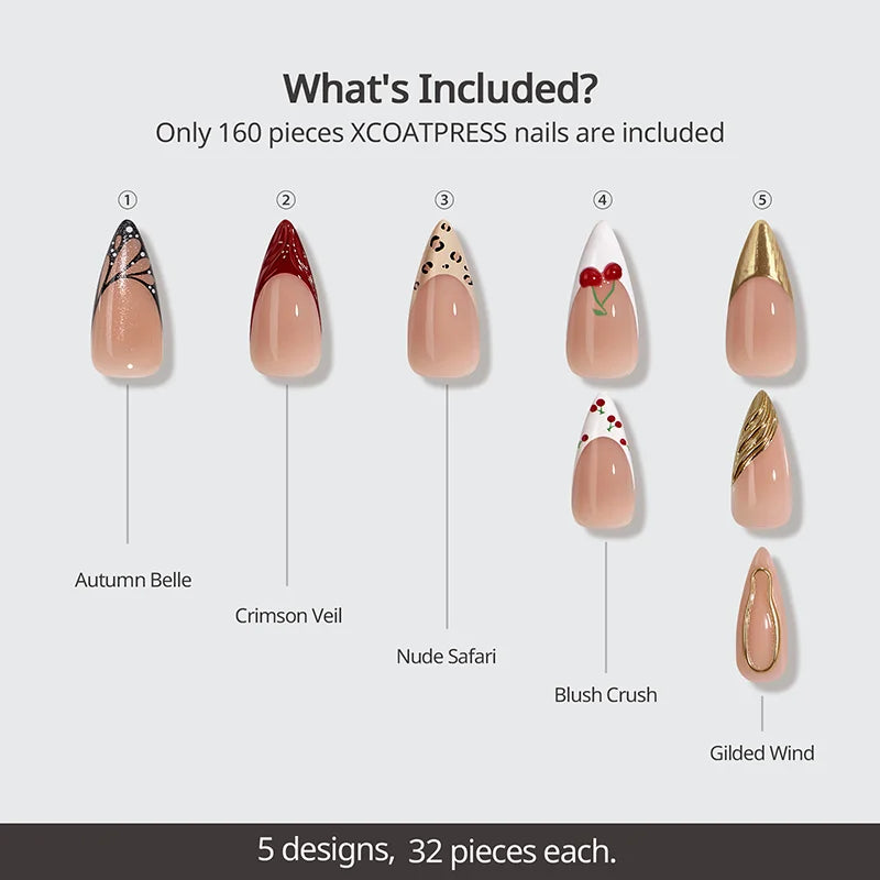 Autumn Muse Long Stiletto - XCOATPRESS