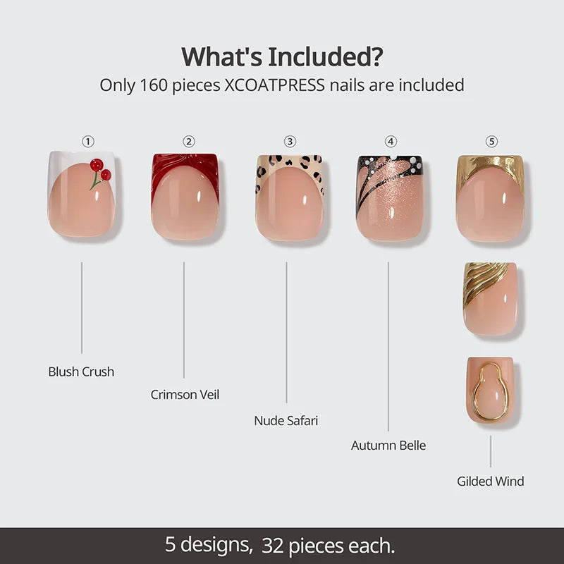 Autumn Muse Extra Short Square - XCOATPRESS