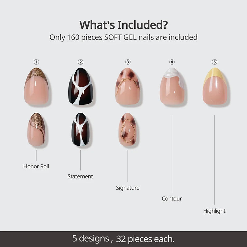 Supa Cent Expression Short Almond Nails