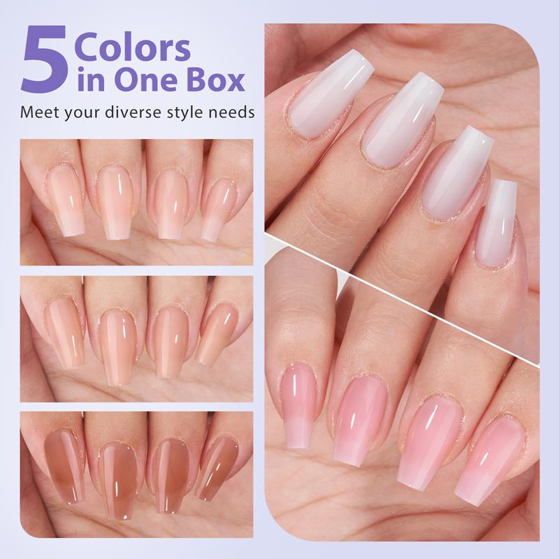 XCOATTIPS® Natural Kit - Mix Color- Coffin – BTArtbox Nails