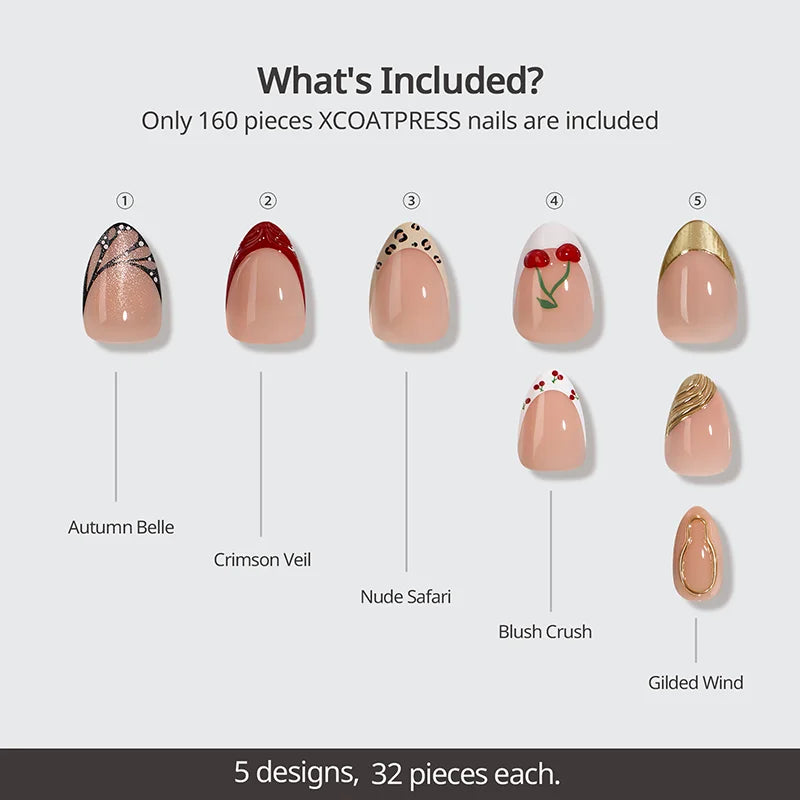 Autumn Muse Short Almond - XCOATPRESS