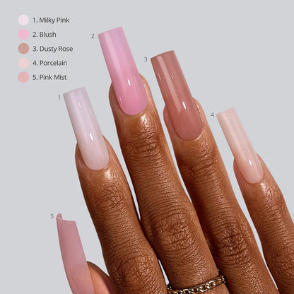 XCOATTIPS® Bare - Mixed Shades Extra Long Square