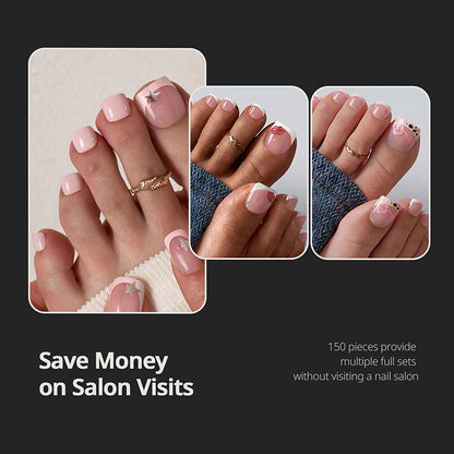 XCOATTIPS® Toe Nail - Square - Clear