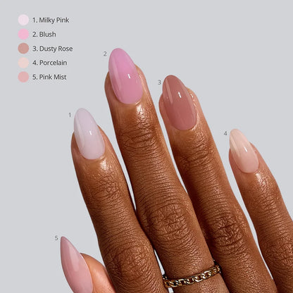 XCOATTIPS® Bare - Mixed Shades Short Almond