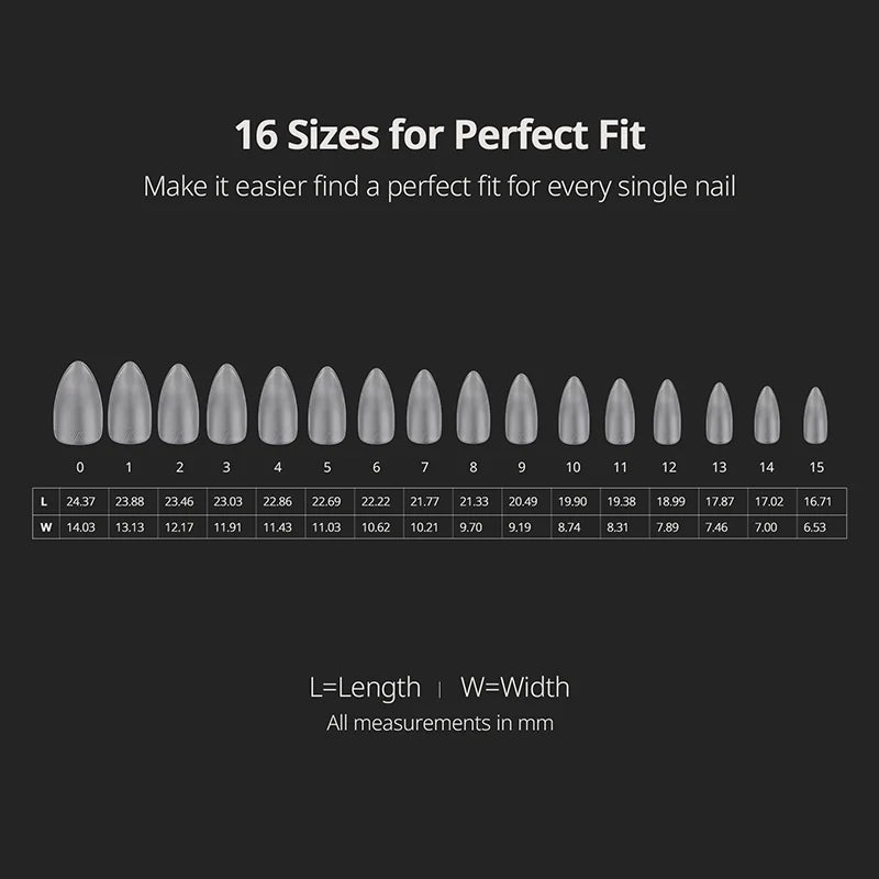 XCOATTIPS® Clear - Medium Almond