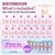 Cat Eye X-Coat Tips® - Pink Short Square 150 pcs - 15 sizes