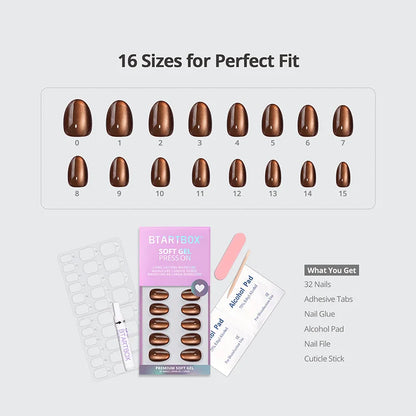 Daily Brew Extra Short Oval Nails 