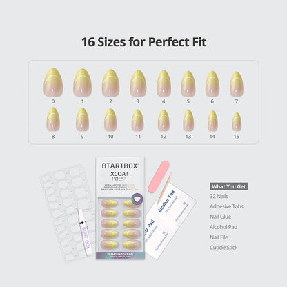 First Light Almond Nails - XCOATPRESS