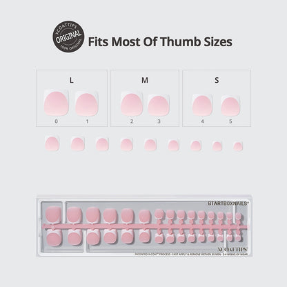 XCOATTIPS® Französisch – Extra Kurze Mandelform