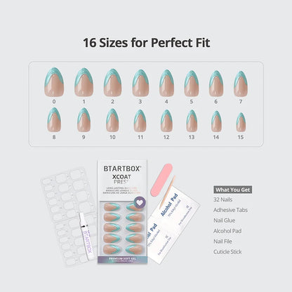 Ongles aux amandes Just Right - XCOATPRESS