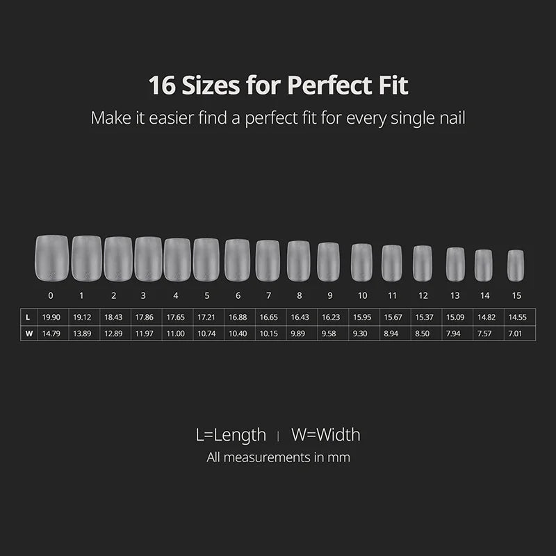 XCOATTIPS® Clear - Short Square