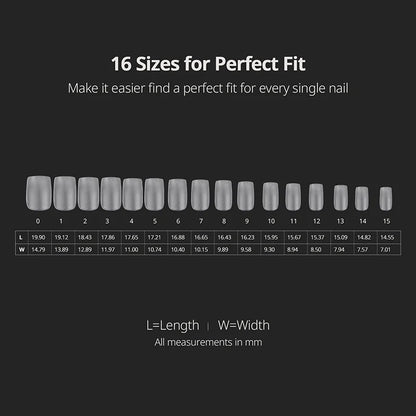 XCOATTIPS® Clear - Short Square