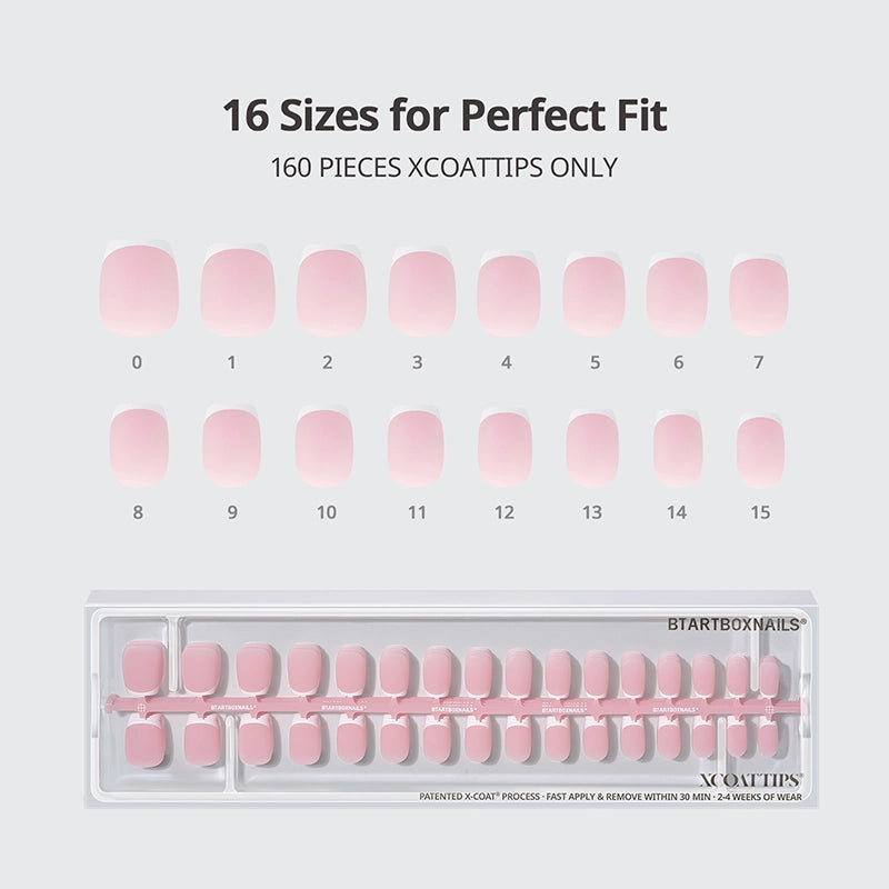 XCOATTIPS® Französisch – Extra Kurze Mandelform
