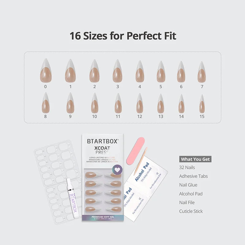 French Affair Long Stiletto Nails