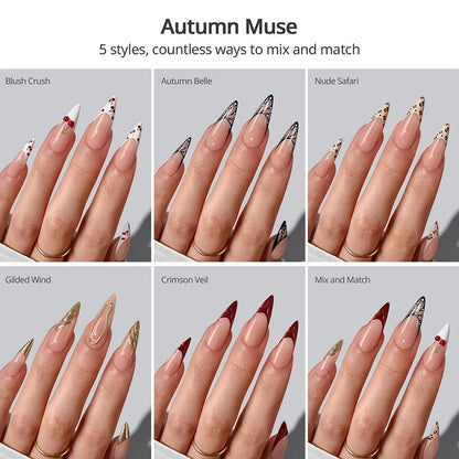 Autumn Muse Long Stiletto - XCOATPRESS
