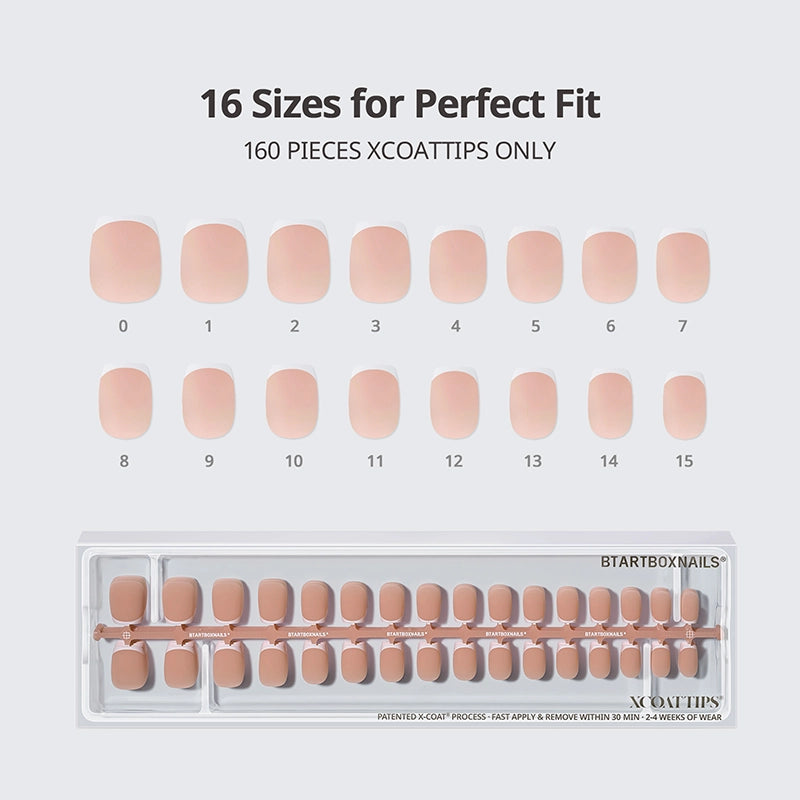 XCOATTIPS® Französisch – Extra Kurze Mandelform