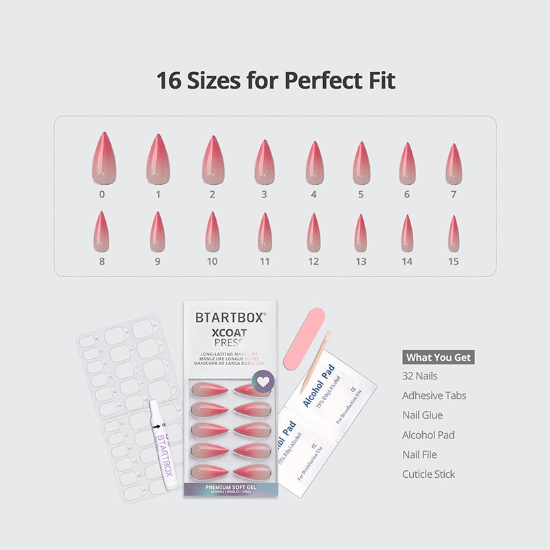 Chill Sips Stiletto Press on Nails