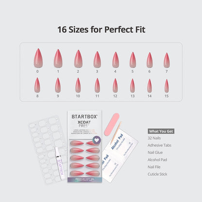 Chill Sips Stiletto Press on Nails