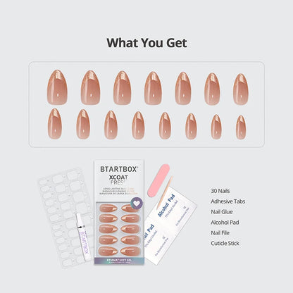 Golden Age Almond Nails - XCOATPRESS