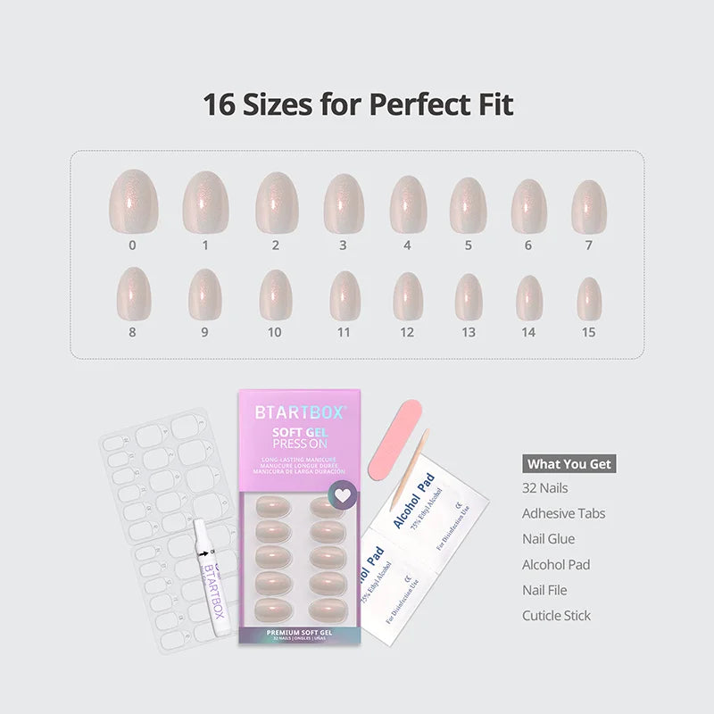 Christmas Collection Extra Short Oval Nails