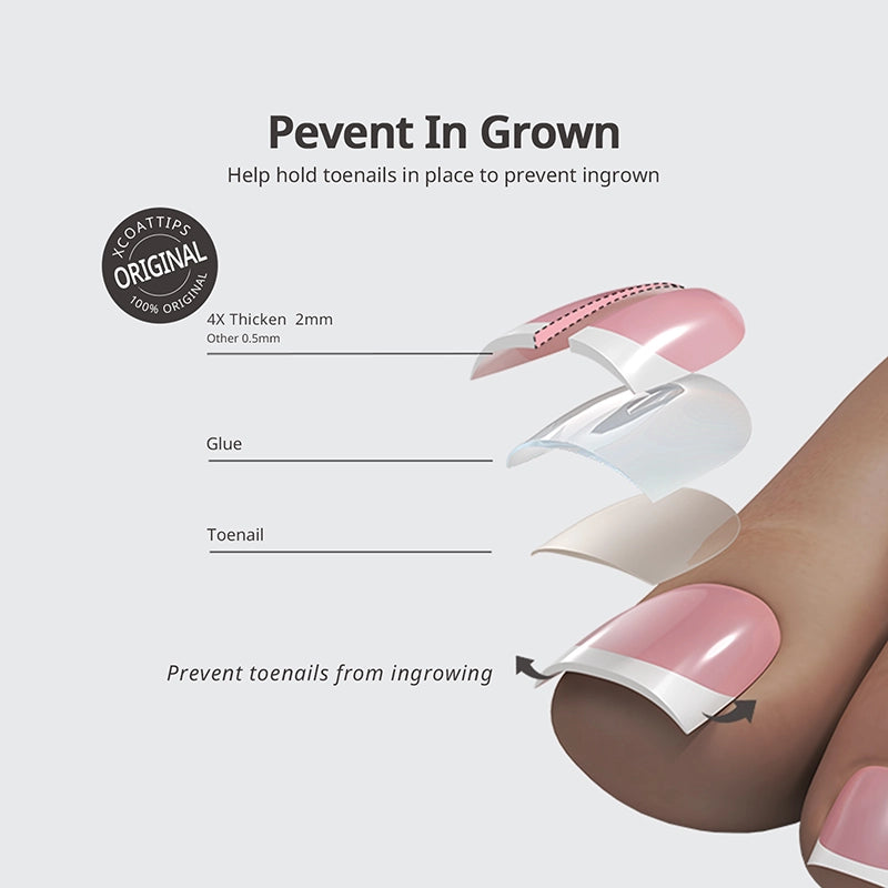 XCOATTIPS® Französisch – Extra Kurze Mandelform