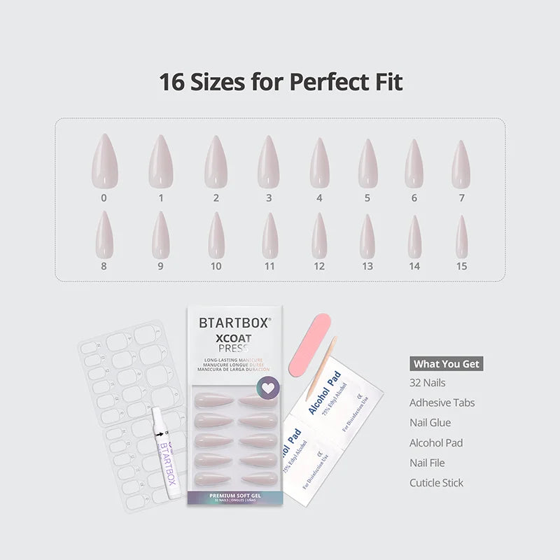 Nude Crush Stiletto Nails - XCOATPRESS