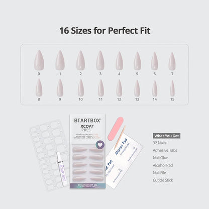 Nude Crush Stiletto Nails - XCOATPRESS