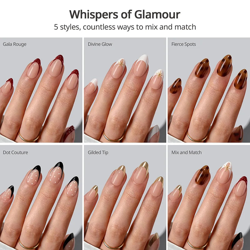 Whispers of Glamour Short Almond - XCOATPRESS