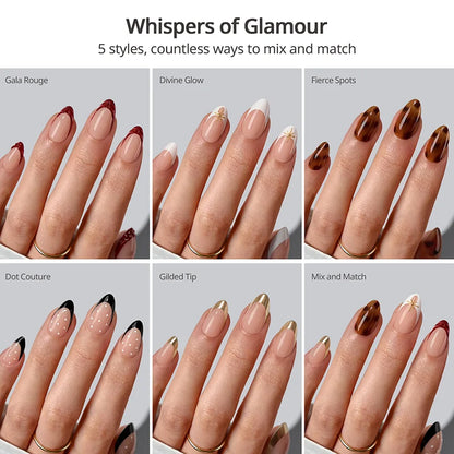 Whispers of Glamour Short Almond - XCOATPRESS