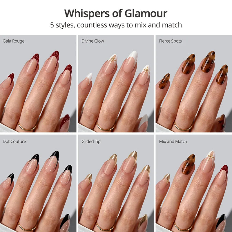 Whispers of Glamour Medium Almond - XCOATPRESS